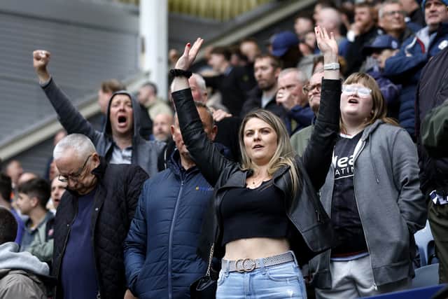 Female fans at Deepdale Stadium