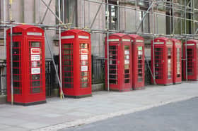 Market Street telephone kiosks, once a vital link for communication across the town and beyond. They will remain in storage for the forseeable future