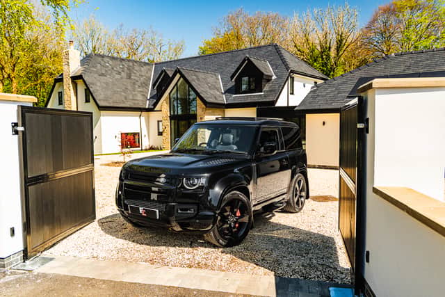 Skyfall Lodge, Penwortham, with the Landrover Defender up for grabs through Elite Competitions