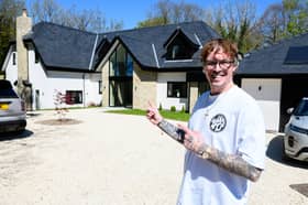 Elite Competitions founder Alex Beckett outside the £1.6m Skyfall Lodge on Blashaw lane, in Penwortham. Photo: Kelvin Lister-Stuttard
