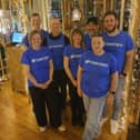 Rosemere runners at the ready, left to right among the ladies, Jackie, Pam and Lorna and the men, Rob, Ray, Neil and Matt