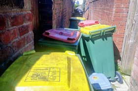Recycling bins went uncollected for residents of Armstrong Street in Ashton for five weeks - and other areas have experienced missed pick-ups of all bin types since April