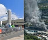 Production has started again at Warburtons in Burnley after a huge blaze ripped through the factory yesterday 