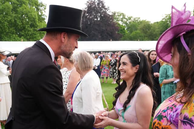 The Prince of Wales meets Leanne Lucas