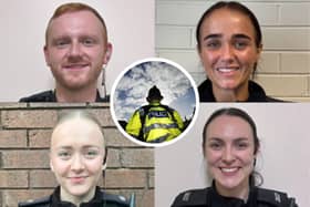 Four Lancashire Police officers have been commended for their bravery