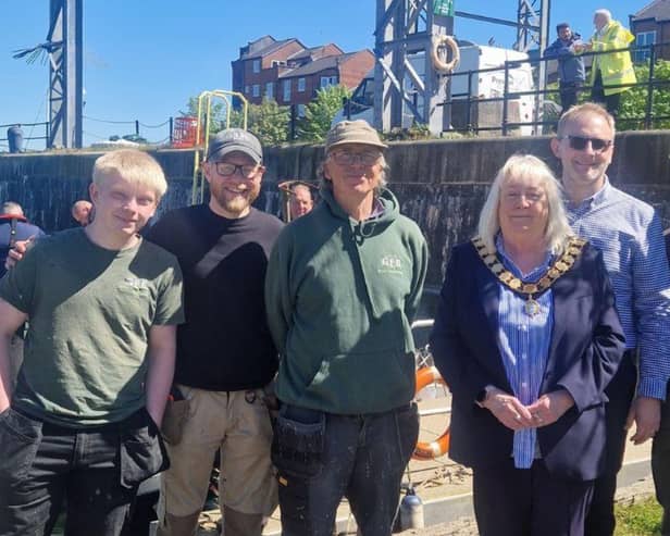 Preston City Council have installed new raft for Common Terns at Preston Docks