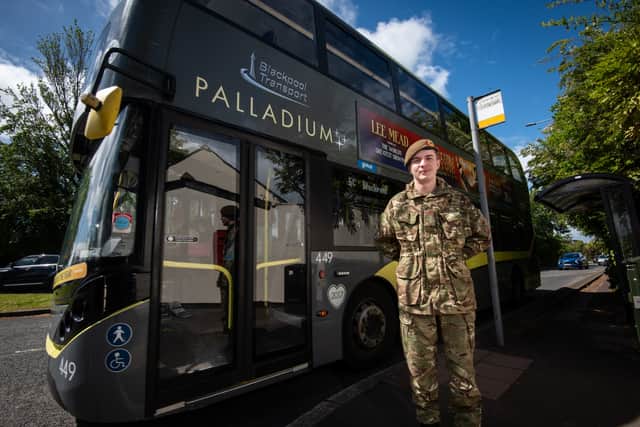 Luca Mayland, 14, came to the rescue on the 5c bus when a woman had an epileptic seizure