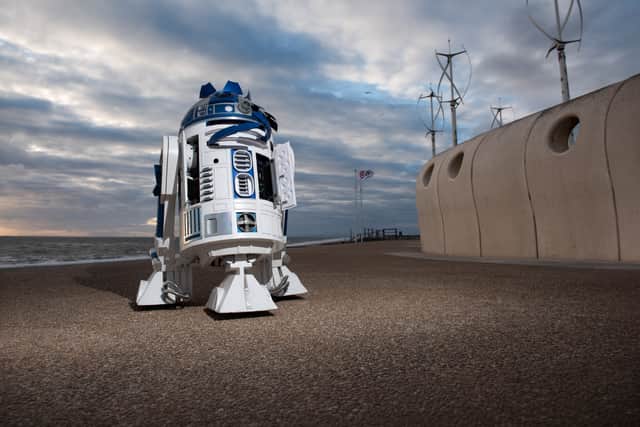 Lancashire Star Wars fan creates fully working R2-D2 replica controlled ...