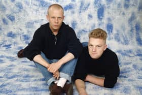 Pop duo Erasure pictured in their heyday 