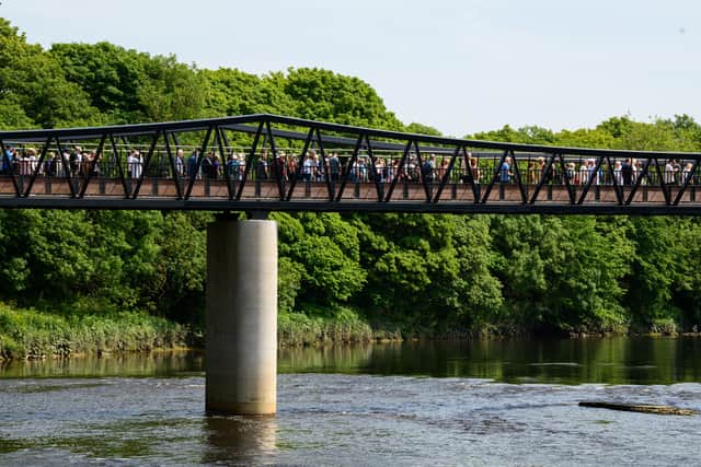 Preston City Council says the Friends group representatives were amongst the first people permitted to cross the newly-opened bridge