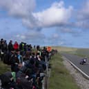 Davey Todd of 8TEN Racing is closely followed by Josh Brookes of Jackson Racing at Bungalow during the Monster Energy Supersport TT Race 1 last year in Douglas, Isle of Man.  (Photo by Michael Steele/Getty Images)