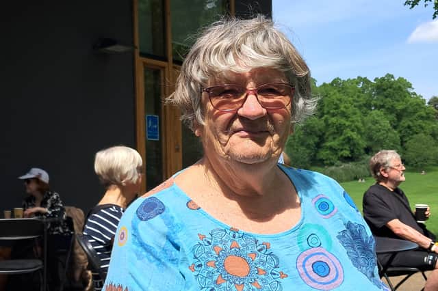 Hilda Harkins was a regular user of the last tram bridge - and was delighted to see its replacement finally open