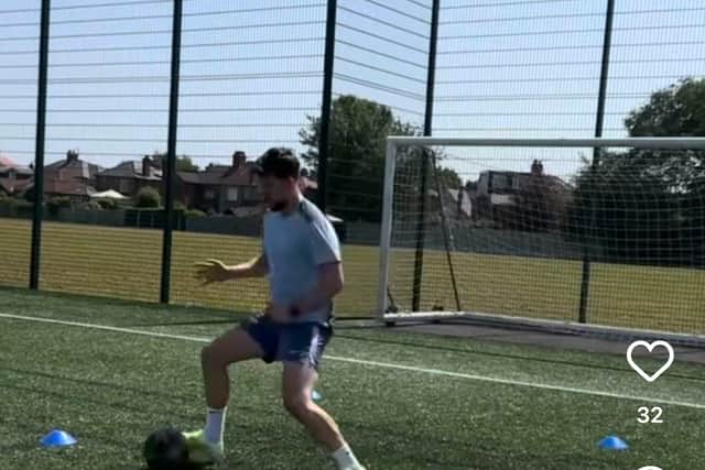 Callum Lang training