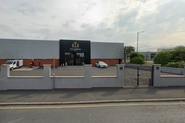 An application has gone in to erect a coffee shop in the grounds of Imperial Banqueting. It would be located on the far right of this picture.