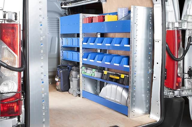 BiGDUG van racking clearance sale – trader storage deals from £26