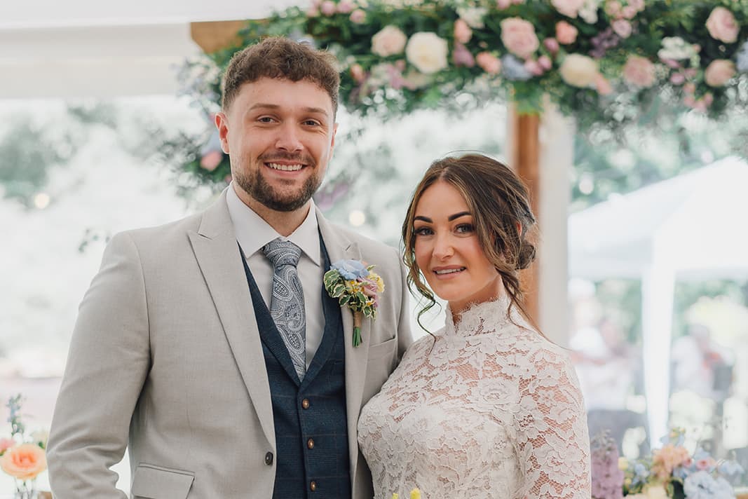 Spud Bro Jacob marries long term love Nina in beautiful Bridgerton themed ...