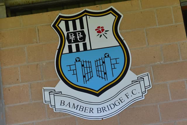 A general view of Sir Tom Finney Stadium, home of Bamber Bridge FC