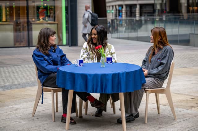 AXA took to the streets of London to discuss entrepreneurs' business dreams