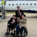 War heroes: Veterans Marjorie Hanson,  Richard Brock and Ken Benbow attended the D-Day commemorations in Normandy