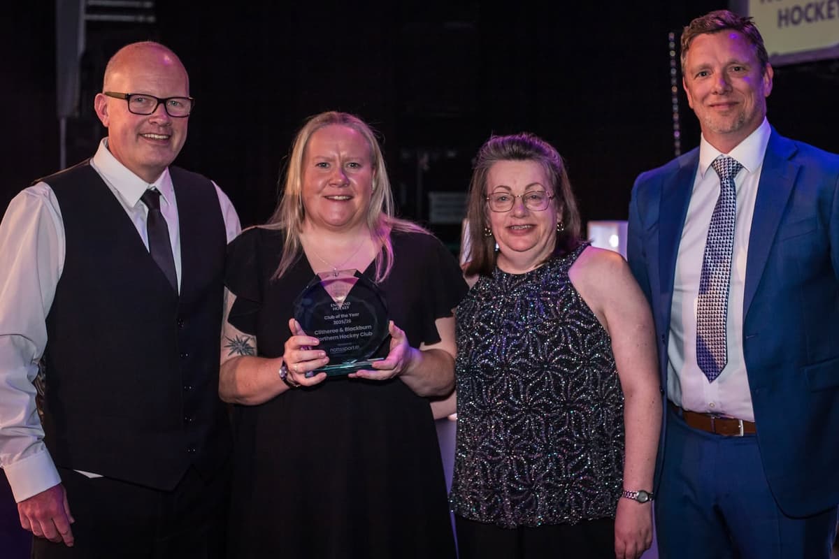Clitheroe Blackburn Northern is England's hockey club of the year