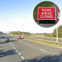 The M55 eastbound carriageway at Junction 4 will be closed every night from today until Wednesday 21 October, between 9pm and 6am. 