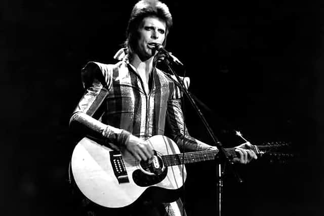 David Bowie was among the early big-name stars to appear at Preston Guild Hall in the 1970s