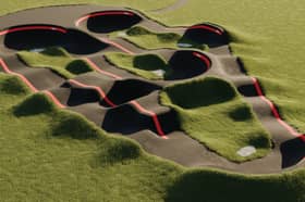 Proposed pump track at Edisford Picnic Site, Clitheroe
