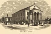Moor Park Chapel, which stood facing Garstang Road before the streets behind were developed