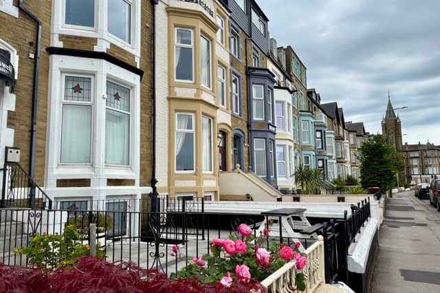 Terraces along Marine Road in Morecambe's West End