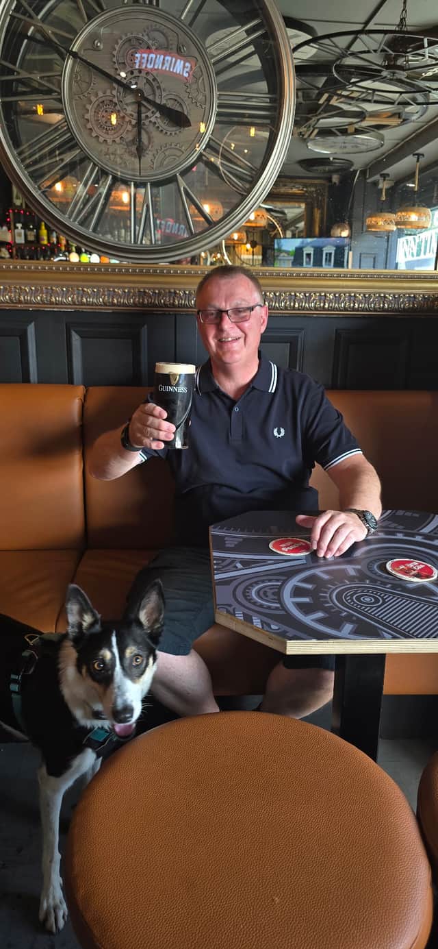 He said the only one there who knew about his transformational win was his loyal dog Rosie.