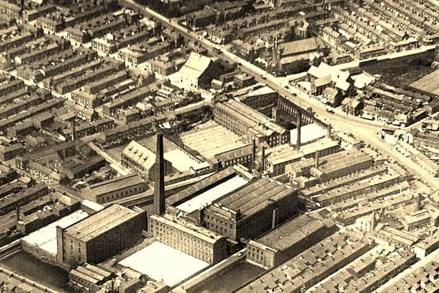 An aerial view of the neighbourhood, with Lovat Road visible at the top right beyond English Martyrs
