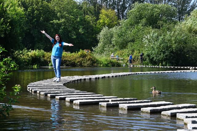 Harriet Koppel on what is thought to be Europe’s longest stretch of stepping stones, the newest attraction at WWT Martin Mere, Burscough.