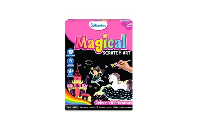 Skillmatics Scratch Art Book