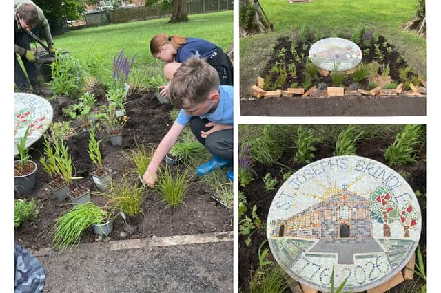 Commemorative garden, St Joseph's, Brindle