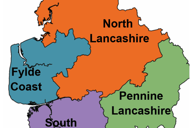 Lancashire's local government map has been redrawn