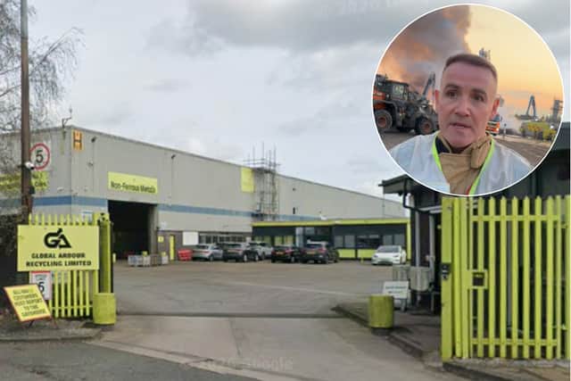 Major ongoing incident at Preston recycling site as 300 tonnes of scrap metal ablaze