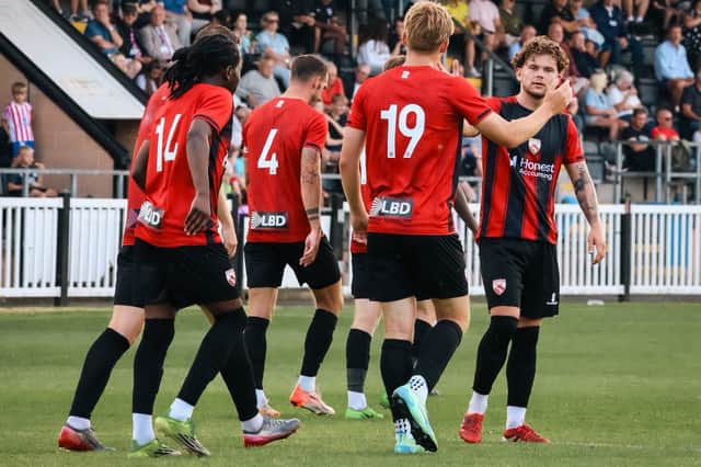 Morecambe won their pre-season match at Bamber Bridge on Saturday