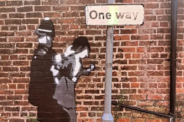 Shannon Jackson’s striking stencil art, a tribute to Preston's trailblazing suffragette, Edith Rigby, was scrubbed away on Friday, July 17 - just days after it was unveiled on the outside wall of the artist’s workspace at Creativity Works Preston in Laurel Street, Avenham, on Monday (July 17)