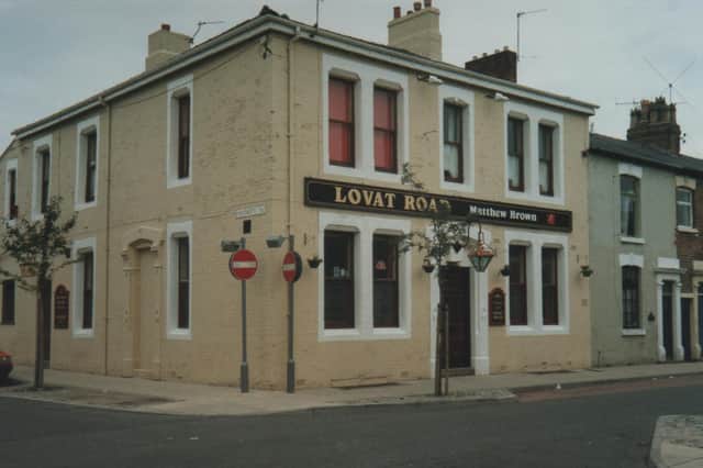 The Lovat Road pub, which became a meeting place for residents and a focal point of the BBC series, pictured around 1989