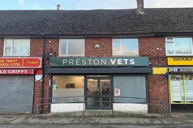She was surrendered into the care of Preston Vets, off Watling Street Road in Ribbleton, who are treating her for a number of significant health issues