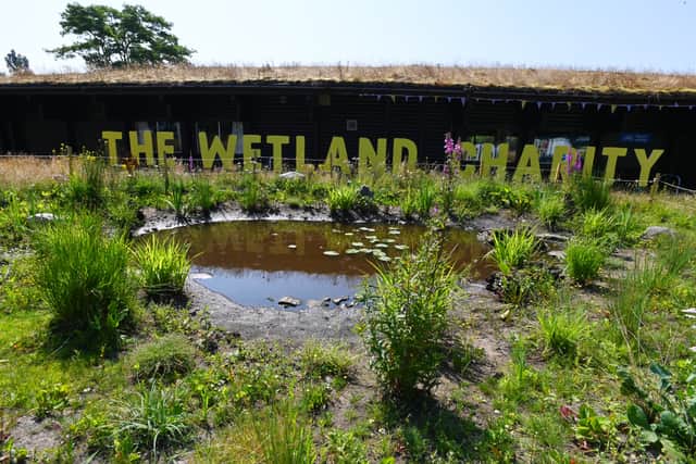 Outside the WWT Martin Mere Wetland Centre