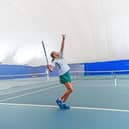 Stonyhurst's tennis dome will allow players to train all year round.