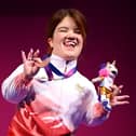 Olivia Broome with her Commonwealth Games bronze medal in Glasgow