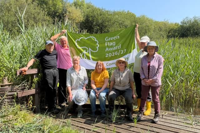 Dobcroft Land Management Volunteers (l to r): Chris Smith, Nigel Almond, Barbara Knowles, Anne Smith, Jean Foran, Barbara Hope, Leslie Scoble.