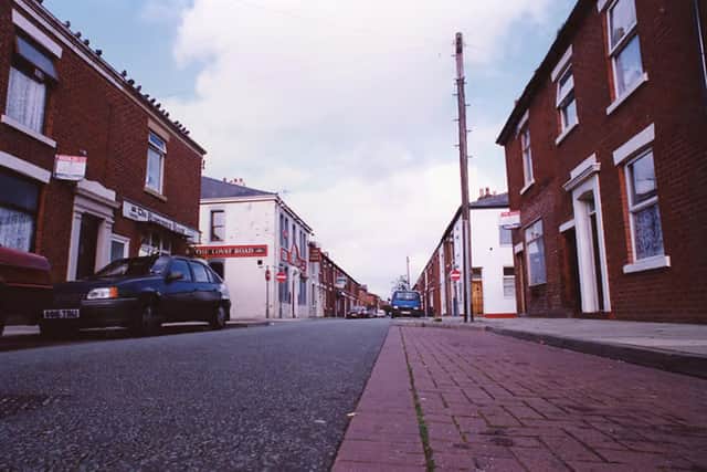 Lovat Road in 1990, two years after the BBC series first brought the Preston street and its residents to a wider audience