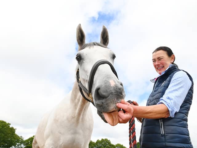 Deana Bamford from Coppull with her horse Finn, winner of the SEIB Insurance Brokers Search for a Star qualifier at the North of England Summer Show in Formby and have qualified for the Horse of the Year Show in Birmingham this October.