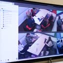 A UK-first Cyber Attack Hydra Simulation funded by Lancashire Police and Crime Commissioner Clive Grunshaw at the University of Lancashire in Preston. Photo: Kelvin Lister-Stuttard