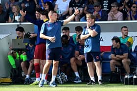 PNE’s management team of Paul Heckingbottom and Stuart McCall were due to pit their wits against Barcelona earlier this week