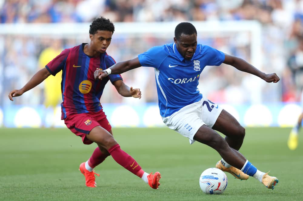 Barcelona faced Birmingham City last week 