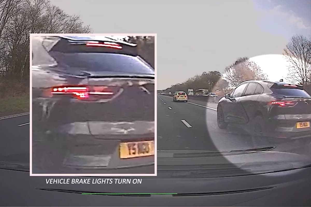 Man who said electric Jaguar would not brake jailed for dangerous motorway ...
